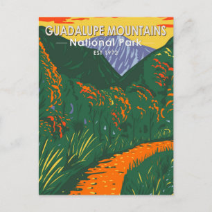 Nationaal Park McKittrick Guadalupe Mountains Briefkaart