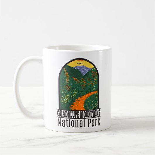 Nationaal Park McKittrick Guadalupe Mountains Koffiemok (Links)