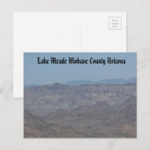 Nationaal Park Meade-kaart Briefkaart (Voorkant / Achterkant)