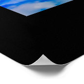 Nationaal park meer Uitzicht Lassen Volcanic Poster (Hoek)