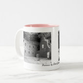 Nationaal park Mesa Verde 2 Afbeeldingen Tweekleurige Koffiemok (Voorkant links)