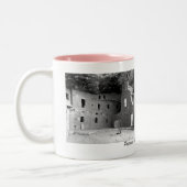 Nationaal park Mesa Verde 2 Afbeeldingen Tweekleurige Koffiemok (Links)