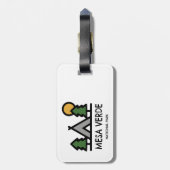 Nationaal park Mesa Verde Bagagelabel (Achterkant verticaal)