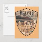 Nationaal park Mesa Verde Briefkaart (Voorkant / Achterkant)
