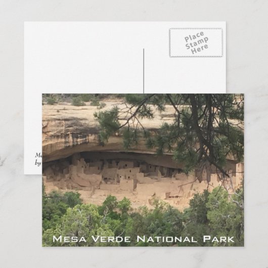 Nationaal park Mesa Verde Briefkaart (Voorkant / Achterkant)