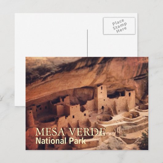 Nationaal park Mesa Verde Briefkaart (Voorkant / Achterkant)