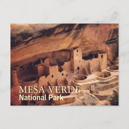 Nationaal park Mesa Verde Briefkaart (Voorkant)