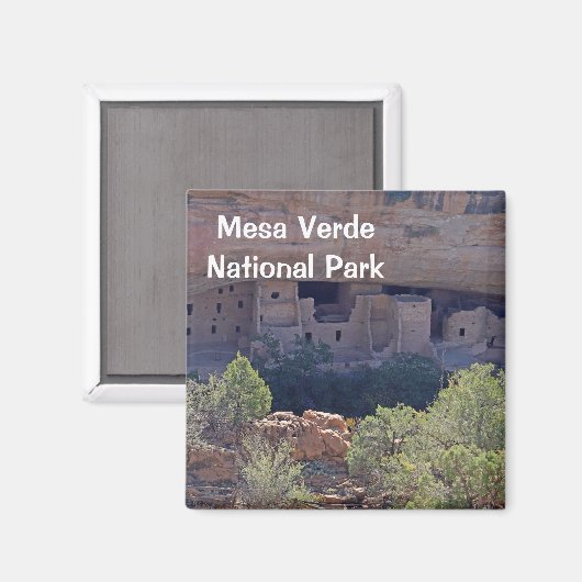 Nationaal park Mesa Verde Magneet (Voorkant / Achterkant)