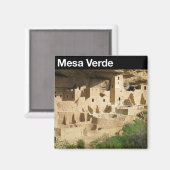 Nationaal park Mesa Verde Magneet (Voorkant / Achterkant)
