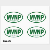 Nationaal park Mesa Verde Ovale Sticker (Vel)