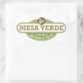 Nationaal park Mesa Verde Rechthoekige Sticker (Tas)