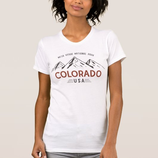 Nationaal park  Mesa Verde T-shirt (Voorkant)