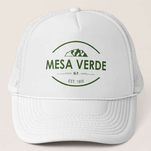Nationaal park Mesa Verde Trucker Pet (Voorkant)