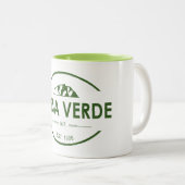 Nationaal park Mesa Verde Tweekleurige Koffiemok (Voorkant rechts)