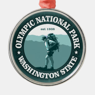 Nationaal Park Metalen Ornament