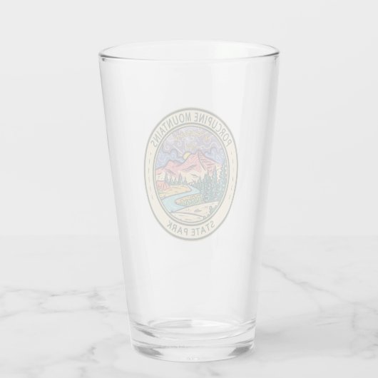 Nationaal Park Michigan Badge Glas (Achterkant)