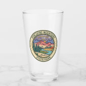 Nationaal Park Michigan Badge Glas (Voorkant)