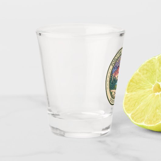 Nationaal Park Michigan Badge Shot Glas (Links)