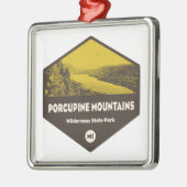 Nationaal Park Michigan Metalen Ornament (Links)