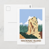 Nationaal park Michigan Sugar Loaf Briefkaart (Voorkant / Achterkant)