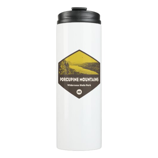 Nationaal Park Michigan Thermosbeker (Voorkant)