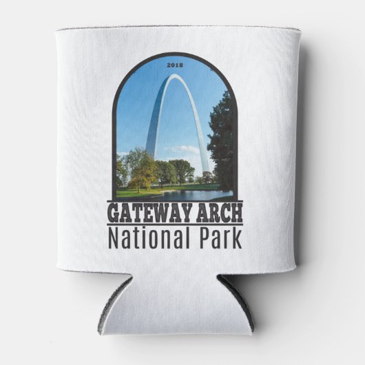 Nationaal park Missouri voor gatewayarch Blikjeskoeler (Voorkant)