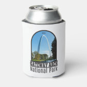 Nationaal park Missouri voor gatewayarch Blikjeskoeler (Blikje Achterkant)