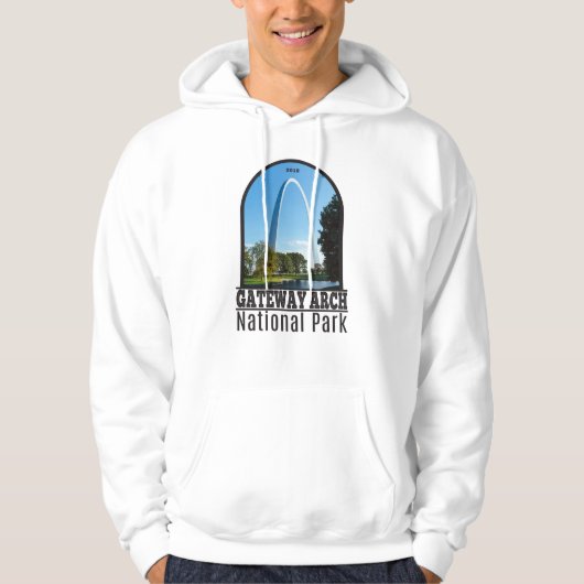 Nationaal park Missouri voor gatewayarch Hoodie (Voorkant)