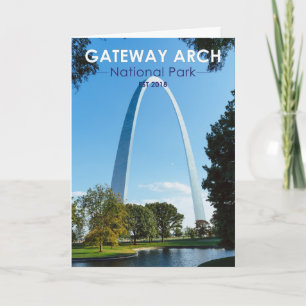 Nationaal park Missouri voor gatewayarch Kaart