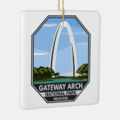 Nationaal park Missouri voor gatewayarch Keramisch Ornament (Rechts)