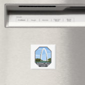 Nationaal park Missouri voor gatewayarch Magneet (Insitu (Vaatwasser))