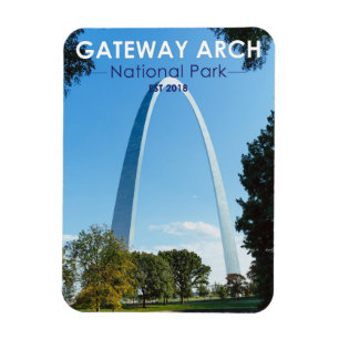 Nationaal park Missouri voor gatewayarch Magneet