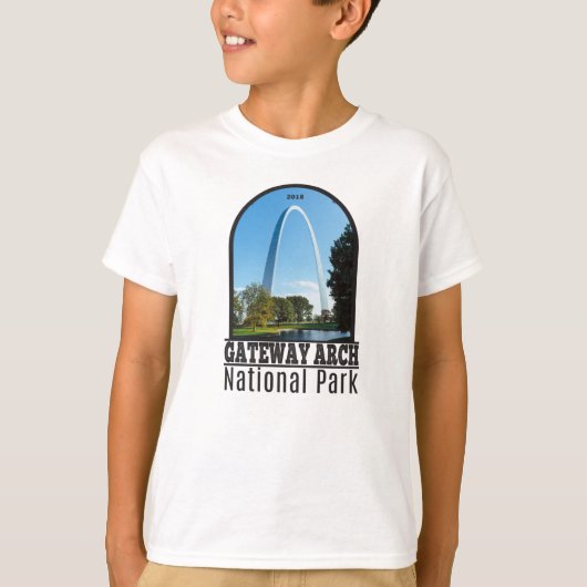 Nationaal park Missouri voor gatewayarch T-shirt (Voorkant)
