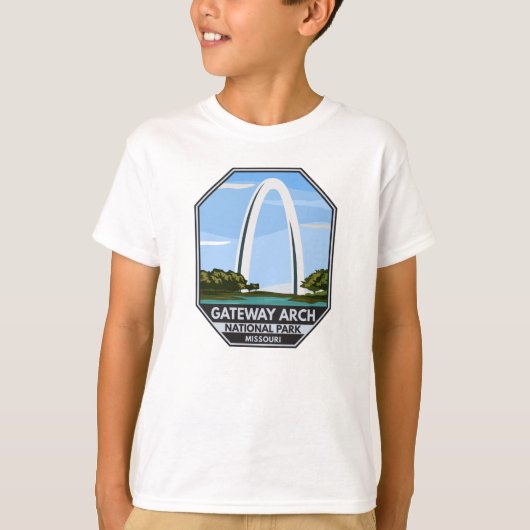 Nationaal park Missouri voor gatewayarch T-shirt (Voorkant)