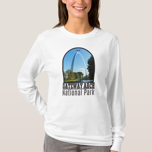 Nationaal park Missouri voor gatewayarch T-shirt (Voorkant)