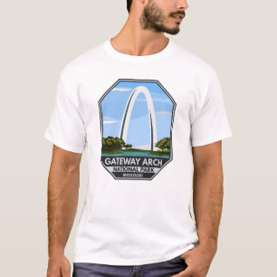 Nationaal park Missouri voor gatewayarch T-shirt