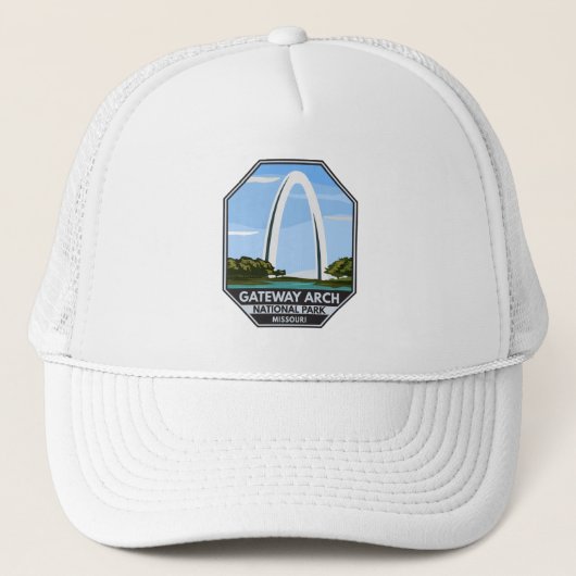 Nationaal park Missouri voor gatewayarch Trucker Pet (Voorkant)