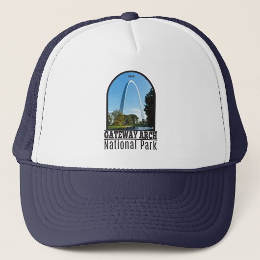 Nationaal park Missouri voor gatewayarch Trucker Pet (Voorkant)
