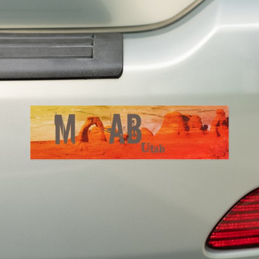 Nationaal park Moab Utah Arches Bumpersticker (Op auto)