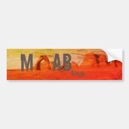 Nationaal park Moab Utah Arches Bumpersticker