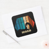 Nationaal park Moab Utah  Arches Vierkante Sticker (Envelop)