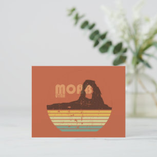 Nationaal park Moab Utah  sunset Arches Feestdagenkaart