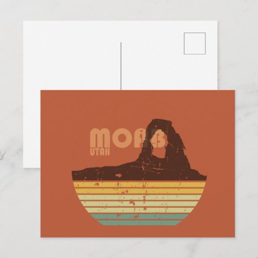 Nationaal park Moab Utah  sunset Arches Feestdagenkaart (Voorkant / Achterkant)