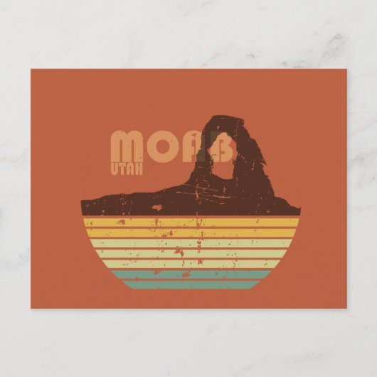 Nationaal park Moab Utah  sunset Arches Feestdagenkaart (Voorkant)