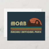 Nationaal park Moab Utah  sunset Arches Feestdagenkaart (Voorkant / Achterkant)