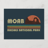 Nationaal park Moab Utah  sunset Arches Feestdagenkaart (Voorkant)
