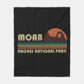 Nationaal park Moab Utah  sunset Arches Fleece Deken (Voorkant)