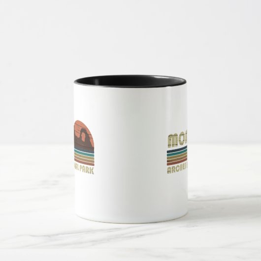 Nationaal park Moab Utah  sunset Arches Mok (Midden)