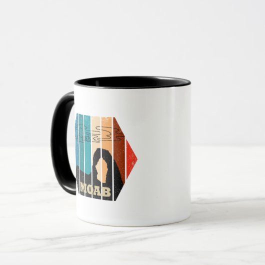 Nationaal park Moab Utah  sunset Arches Mok (Voorkant links)