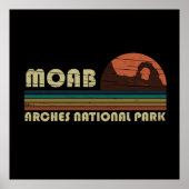 Nationaal park Moab Utah  sunset Arches Poster (Voorkant)